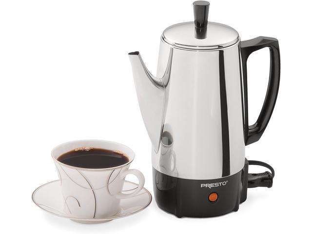 PRESTO 02822 Stainless steel 6-Cup Coffee Maker