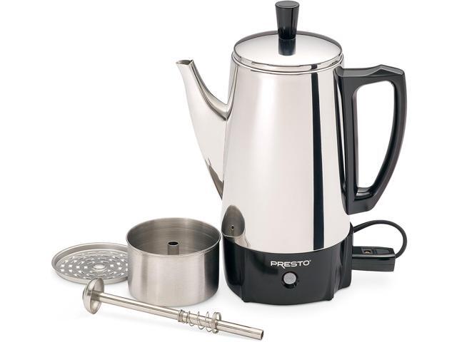PRESTO 02822 Stainless steel 6-Cup Coffee Maker