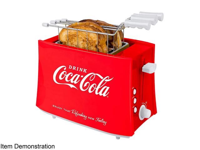 Photos - Toaster Nostalgia Electrics TCS2CK Red Coca-Cola Grilled Cheese  with Easy