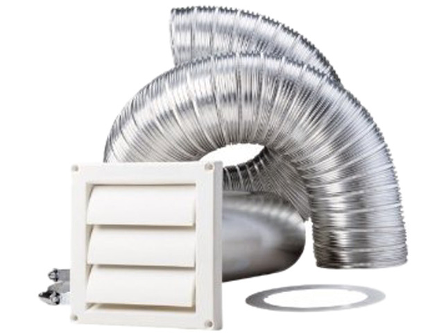 Deflecto SK8WFW Dryer Vent Kit 8' White