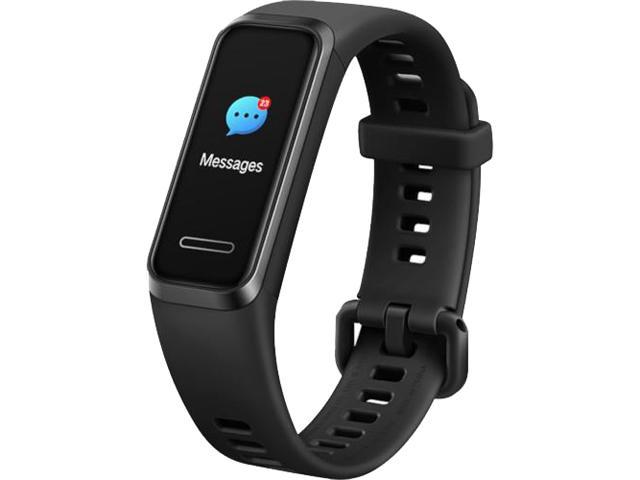 HUAWEI Band 4, Graphite Black, 0.96' TFT color screen resolution: 160 x 80 dpi, 9 Day Battery Life, 5 ATM, GPS (Canada Warranty)