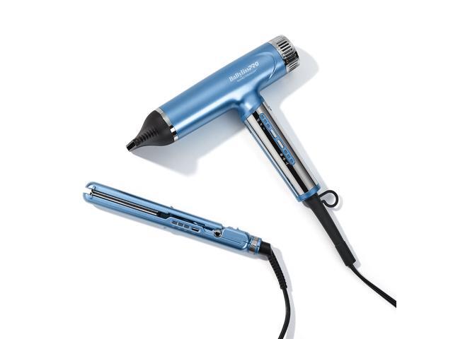 BaBylissPRO BNTPP79 Nano Titaniumâ„¢ Limited Edition Professional Nano Light Dryer & 1' Compact Ultra-Thin Flat Iron Prepack