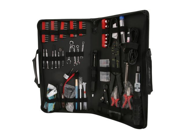 Rosewill 90-Piece Professional Computer Tool Kit, Reversible Ratchet Driver & Socket Set, 6 Precision Screwdriver, 4 Electronic Wrench, 9 Hex Key, 4 1/2