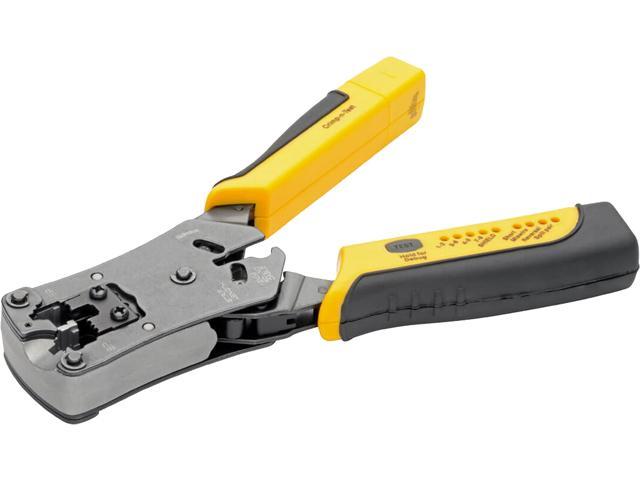 Photos - Other Power Tools TrippLite Tripp Lite RJ11/RJ12/RJ45 Wire Crimper with Built-in Cable Tester T100-001 