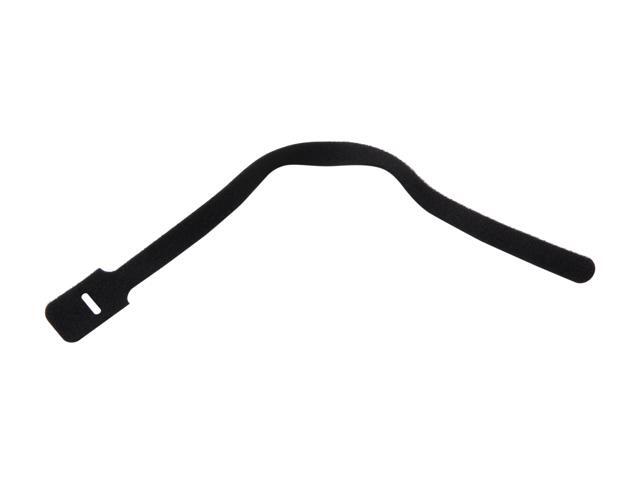 Nippon Labs VT-13-BK Nippon Labs 13' Hook-and-Loop fastener Resuable Ties Black Color 10pcs/bag