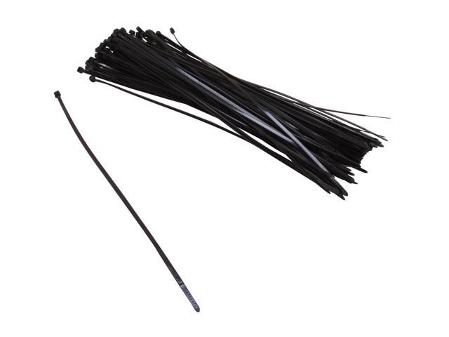 Nippon Labs CT-12S-BK Nippon Labs 12' Standard Cable Ties Black Color 100pcs/Bag