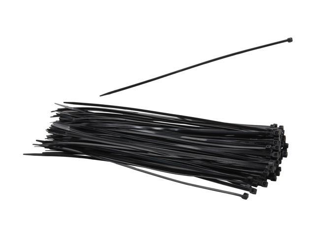 Nippon Labs CT-14S-BK Nippon Labs 14' Standard Cable Ties Black Color 100pcs/Bag