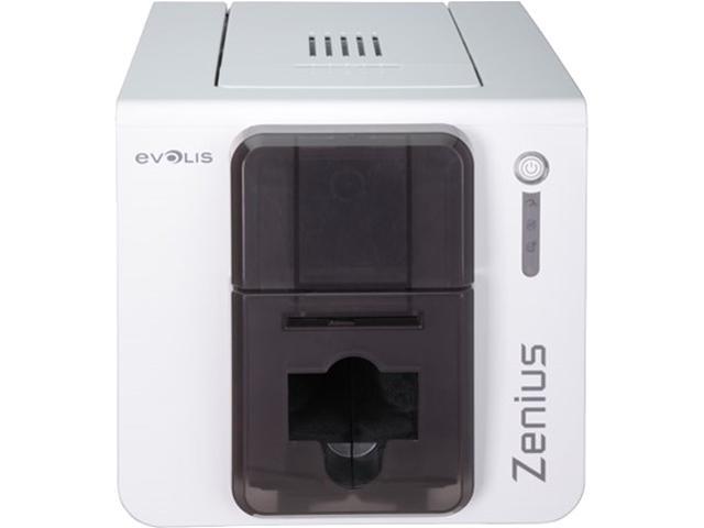Evolis ZN1U-GP1 Go Pack Zenius, 1 X Zenius Classic Fire Red,1 X Ymcko Ribbon For 200 Prints/Roll, 100 X Blank Pvc Cards (30Mil - 0.76Mm),1 X...