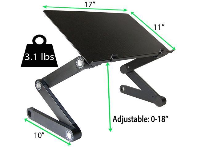 WorkEZ Professional Laptop Riser for Desk - Adjustable Laptop Desk for Bed Computer lap desk for laptop ergonomic laptop stand for bed laptop...