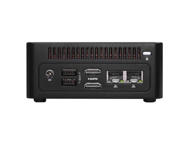 ASRock Industrial 4X4 BOX-8840U Black Fanned Barebone 2 x 262-pin SO-DIMM DDR5 5600 MHz, up to 96GB (48GB per DIMM)