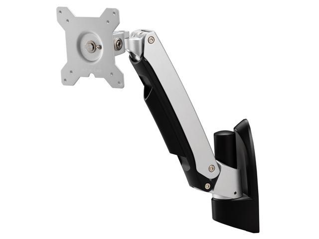 AMER SINGLE LINK SPRING CANTILEVER ARTICULATING MONITOR WALL MOUNT. FEATURES INCLUDE