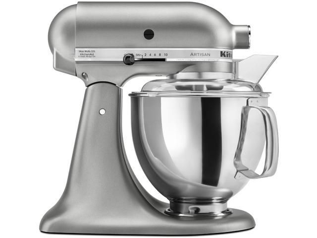 KitchenAid KSM150PSCU Artisan Series 5-Quart Tilt-Head Stand Mixer Contour Silver
