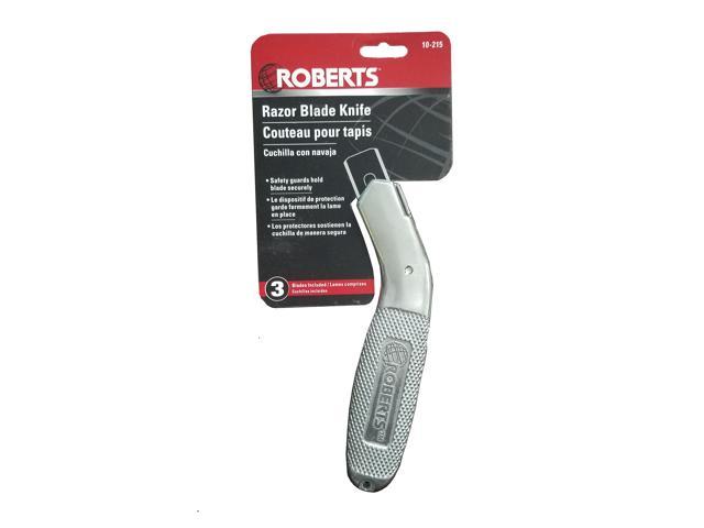 Photos - Other Power Tools Roberts 10-215 Carpet Knife, Fixed Blade, Rounded Razor, General Purpose, 