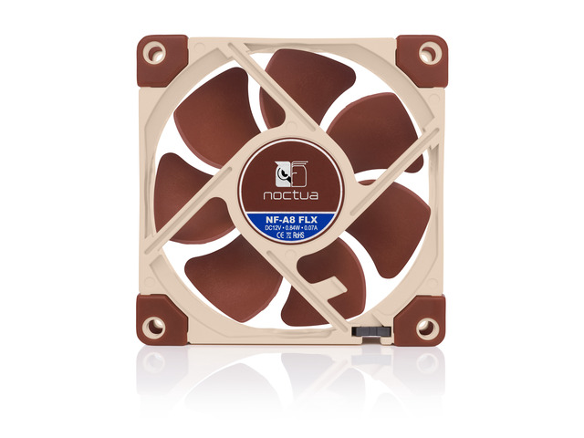 Noctua NF-A8 FLX, Premium Quiet Fan, 3-Pin (80mm, Brown)