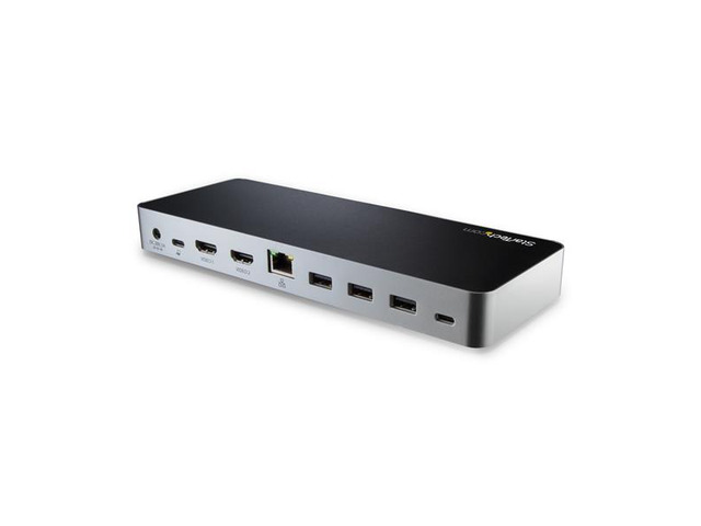 StarTech MST30C2HHPD Dual Monitor USB C Dock - For Windows Laptops - 4K MST - with 60W Power Delivery (USB PD) - Laptop Docking Station