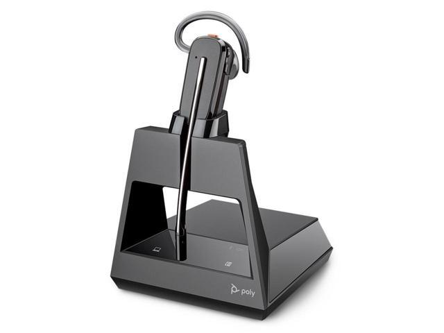Poly - Voyager 4245 Office (Plantronics) - Bluetooth Convertible Headset with 3 Wearing Styles - Connect to PC/Mac, Mobile & Desk Phone - Works.