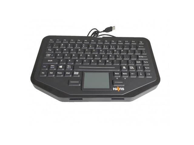 Havis Rugged Keyboard with Integrated Touchpad