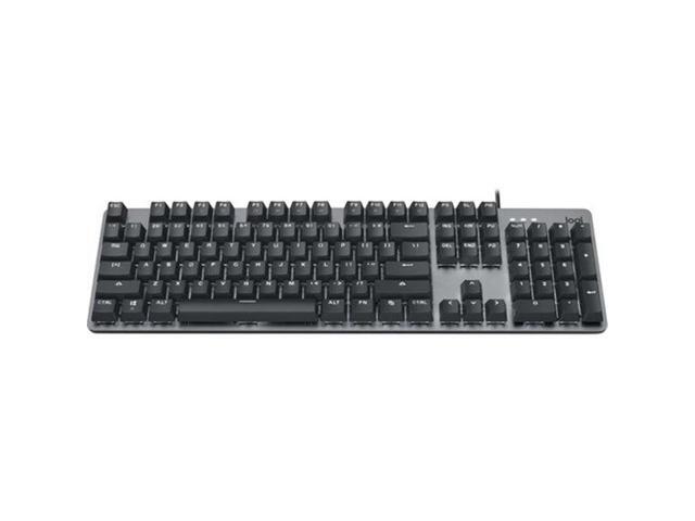 Logitech K845 Mechanical Illuminated Keyboard, Strong Adjustable Tilt Legs, Full Size, Aluminum Top Case, 104 Keys, USB Corded, Windows (TTC Red...