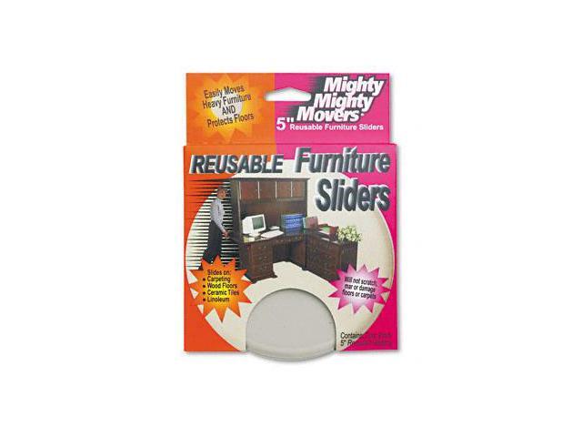 MASTER CASTER 87007 Furniture Glides,Non-Adhesive,Rd,5',PK4