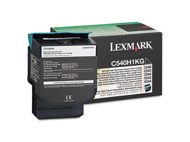 LEXMARK LEXC540H1KG Lexmark Br X544N - 1-Hi Rtn Prog Black
