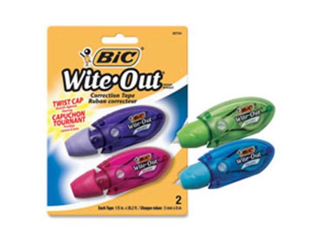 Bic Tape,Corrctn,5mm,2pk,Ast WOMTP21