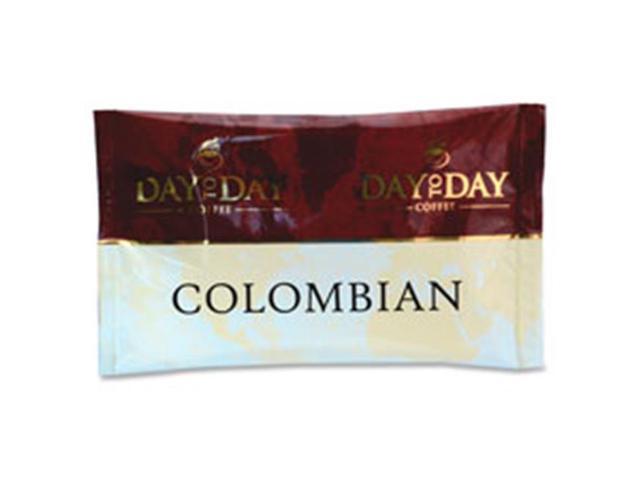 100% Pure Coffee, Colombian Blend, 1.5 oz Pack, 42 Packs/Carton 23001