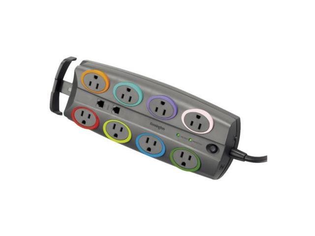 SmartSockets Color-Coded Surge Protector 8 Outlets 8 ft Cord 3090 Joules
