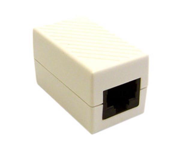 CableWholesale 30X8-02400WH Cat 6 Coupler White RJ45 Female Unshielded