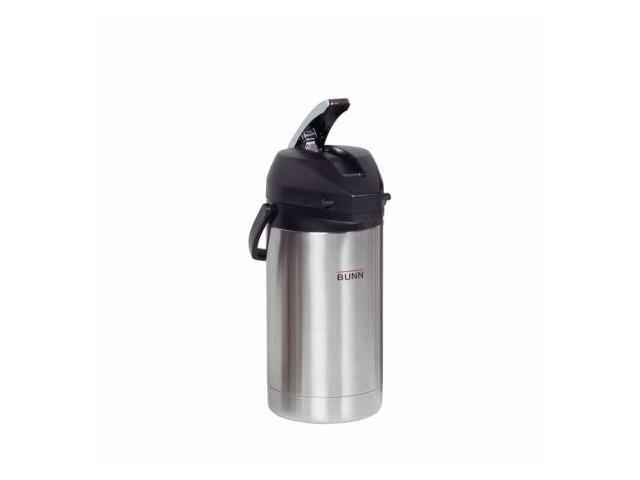 BUNN 336725.0000 3.8 Liter Lever-Action Commercial Airpot, Stainless Steel