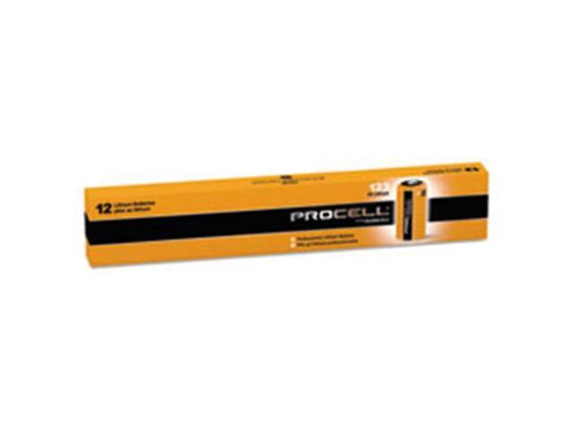 DURACELL Procell 3V 123 / DL123A / CR123A / EL123A Lithium Battery, 12-box