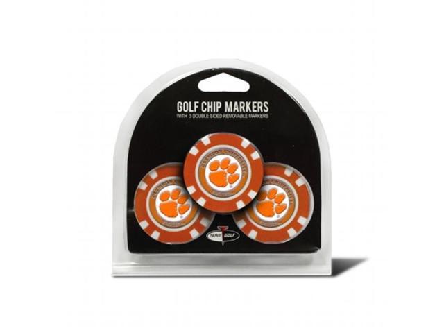 TEAM GOLF 20688 Clemson University Golf Chip - Pack of 3