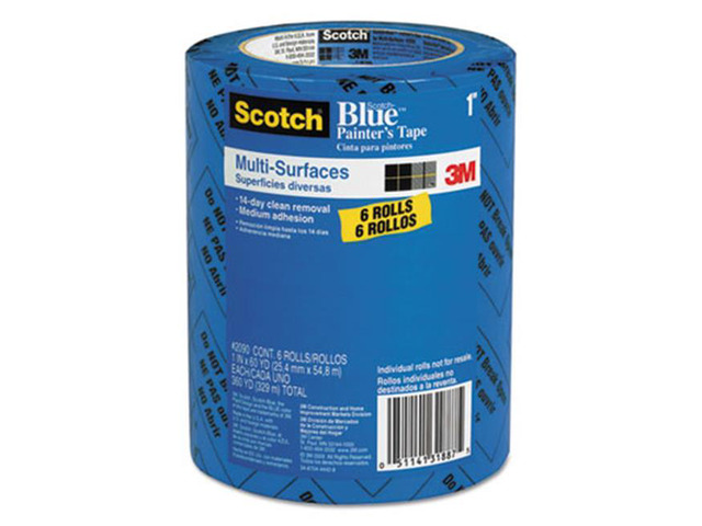 3M-Commercial Tape Div 209024EVP Painters Masking Tape, 1 in. x 60 yards