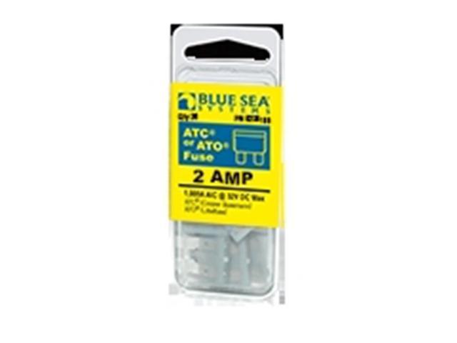 Blue Sea 5236100 Ato / Atc Fuse 2 Amp 25 Pack