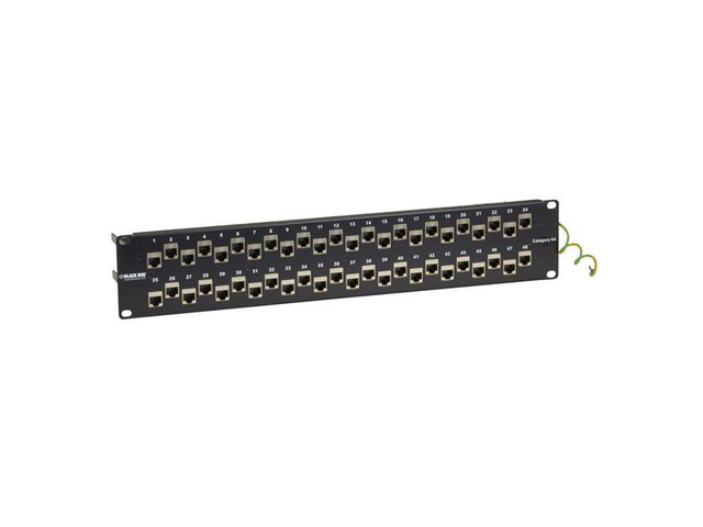 Black Box C6AFP70S-48 Gigatrue 3 Cat6. Shielded Patch Cord Red