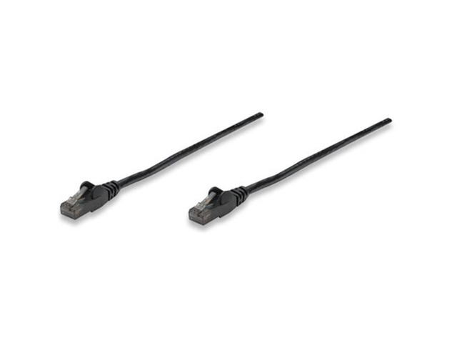 INTELLINET 343312 INTELLINET PATCH CABLE CAT6 BLACK 1FT SNAGLESS BOOT