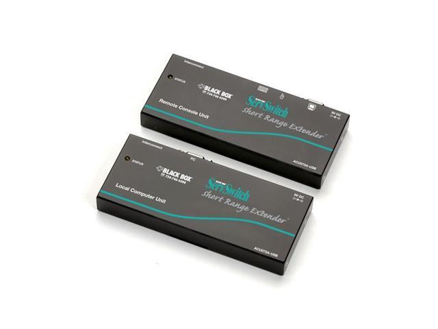 Black Box ACU075A-USB KVM Extender - Short-Range (75-ft,), VGA, USB, CATx