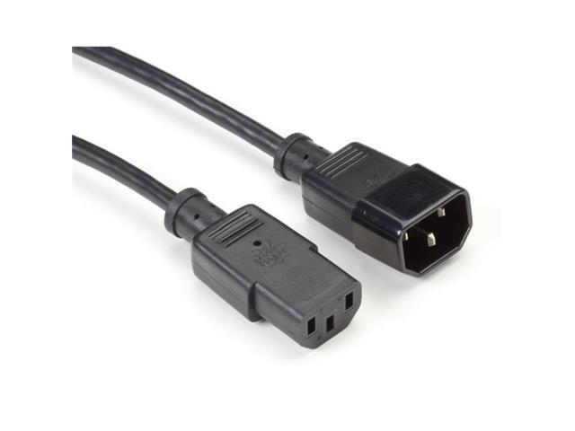 POWER CORD - IEC-60320-C13 TO IEC-60320-C14, 6-FT. (1.8-M), 45 DAY STANDARD RETU