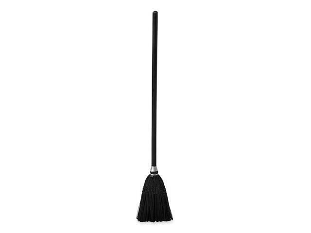 Rubbermaid Commercial Prod. FG253600BLA 37.5 in. Handle, Lobby Pro Synthetic Fill Broom-Black
