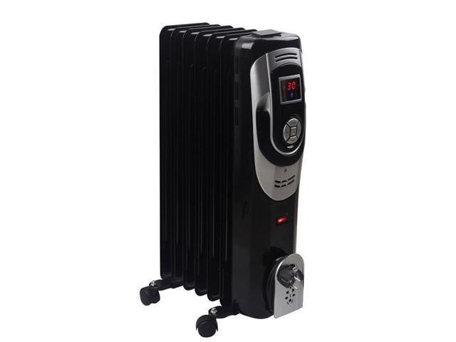 Photos - Other Heaters OPTIMUS H6015L Digital 7 Fin Oil Filled Radiator Heater 