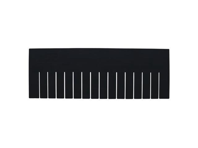 QUANTUM STORAGE SYSTEMS DL93080CO Plastic Divider, Black, 22 1/2 in L, 7 1/2 in