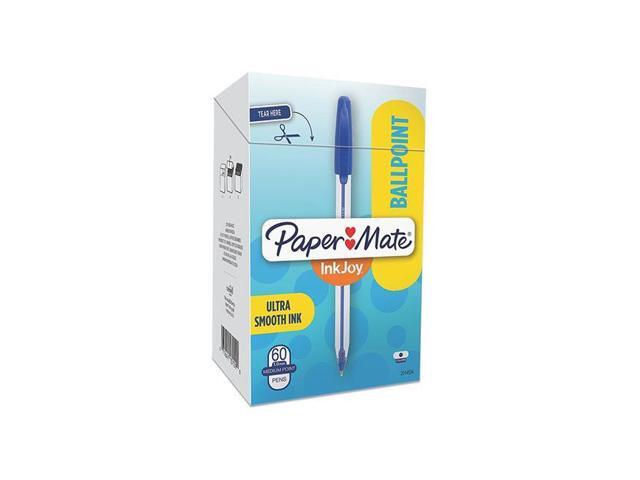 Paper Mate 2014534 InkJoy 50ST Ballpoint Pens, Medium Point (1.0mm), Blue, 60 Count