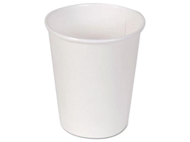 Dixie 10 oz. Paper Disposable Hot Cup, White, 1000 PK 2340W