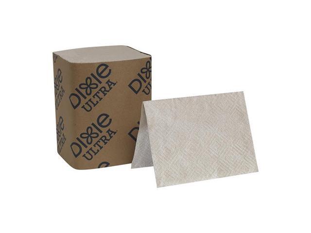 Dixie 32019 Interfold Napkin Refills 2-Ply, 6 1/2 Inch X 9 7/8 Inch, Brown, 6000/Carton