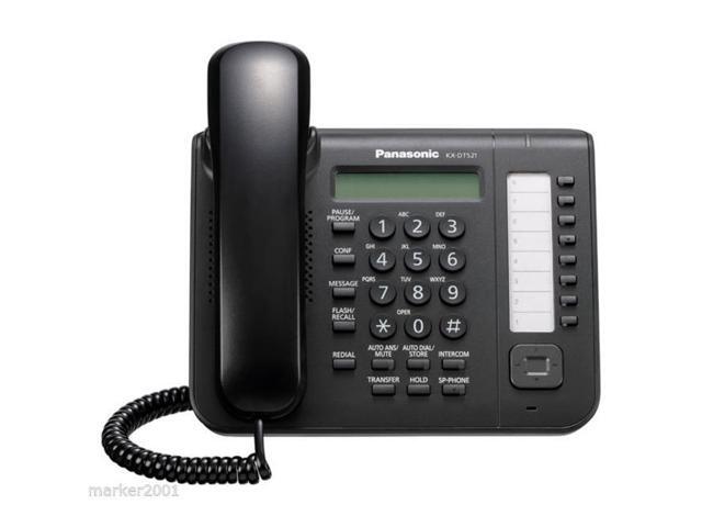 Panasonic KX-DT521 Black 8 Button 1-line Digital Telephone
