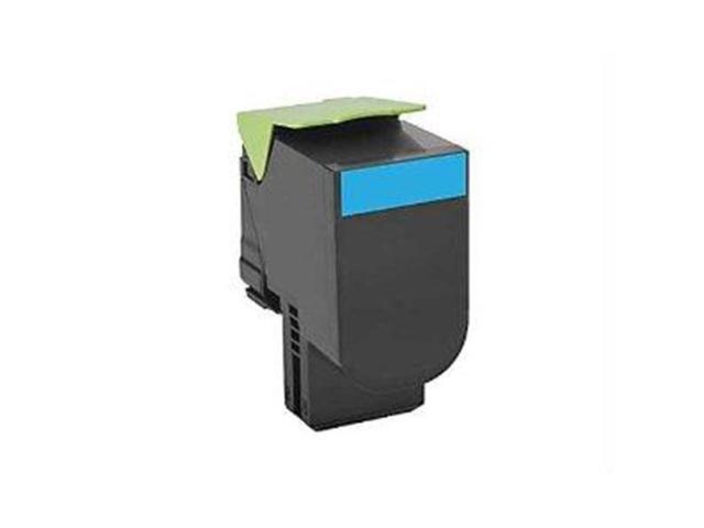 Lexmark High Yield Cyan Return Program Toner Cartridge for US Government (3 000 Yield) (TAA Compliant Version of 80C1H