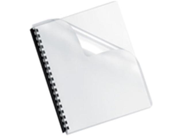Fellowes Crystals Clear Pre-Punched Oversized Binding Covers 100 Pack