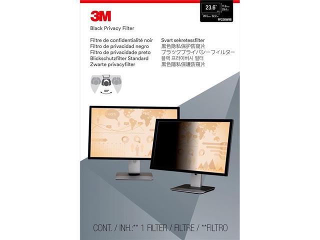 3M - Anti-Glare Privacy Filter for 23.6" Widescreen Monitor, 16:9 Aspect Ratio - Clear - image 6