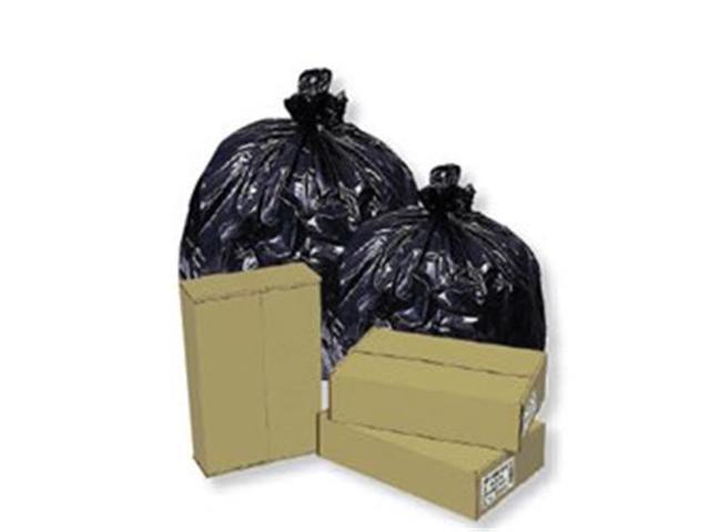 Pitt Plastics Eco Strong Can Liners 45 gal 1.5 mil 40 x 46 Black 100/Carton