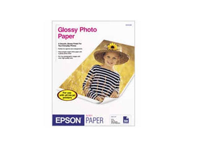 Epson S042038 Photo Paper - 4' x 6' - Glossy - 100 Sheet - White