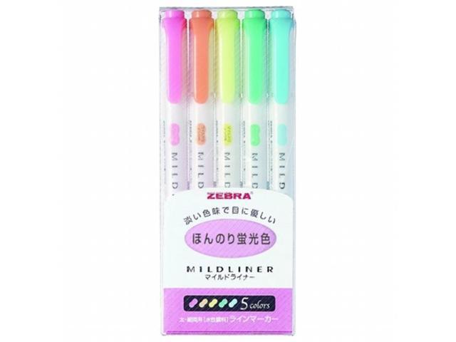 Pilot FriXion Light Pastel Collection Erasable Highlighters Assorted 5/Pack 46543
